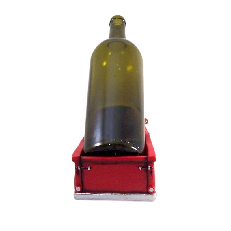 DWK Vintage Red Truck Decorative Wine Bottle Holder | Americana
