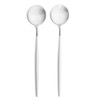 Cutipol Goa White Salad Spoon Set / 큐티폴 고아 화이트 샐러드 스푼 세트