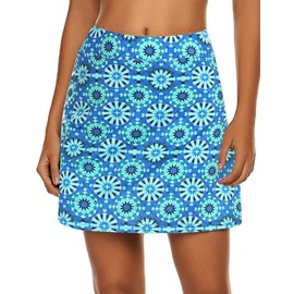 Ekouaer Golf Skirts with Bottom Stretch Cycling Hiking Running Skorts for Women Plus Size