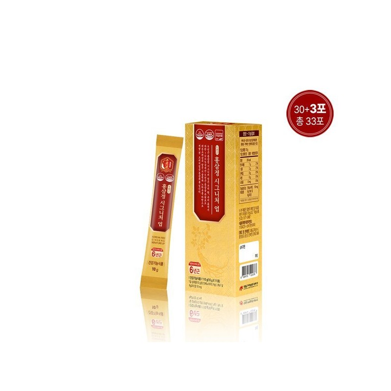 Bul-logun 6년근 홍삼정 시그니처 업(10g x 33포) 진세노사이드10mg 건강기능식품 6-Year-Old