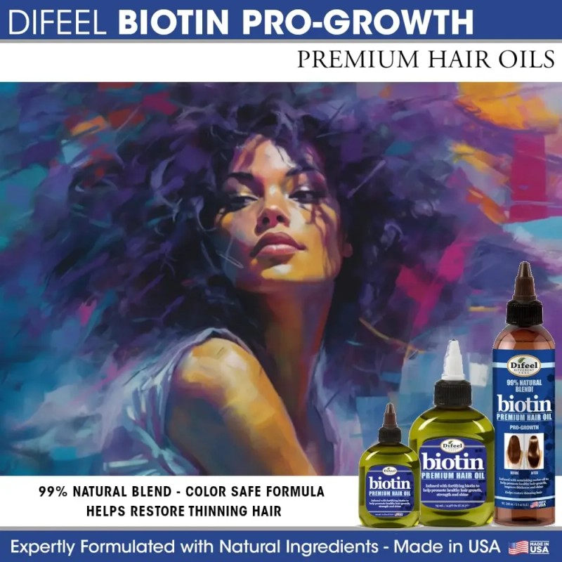 Aceite Capilar Difeel Biotin Premium 355ml