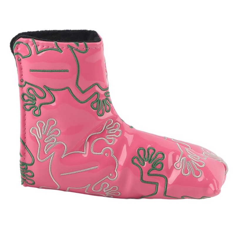 Golf Putter Headcover Embroidery Putters PU Protective Head Cover Magnetic