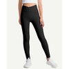JOCMIC Girls Athletic Leggings Cross High Waist for Kids Yoga