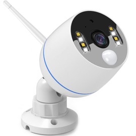 YESKAMOO Security Camera, Wireless, Outdoor, 5 Million Ultra High Pixels, AI Human Detection, Security Light, Motion Sensor Light, Full Color Night Vision, Two-Way Calls, Siren Alarm, Night Vision