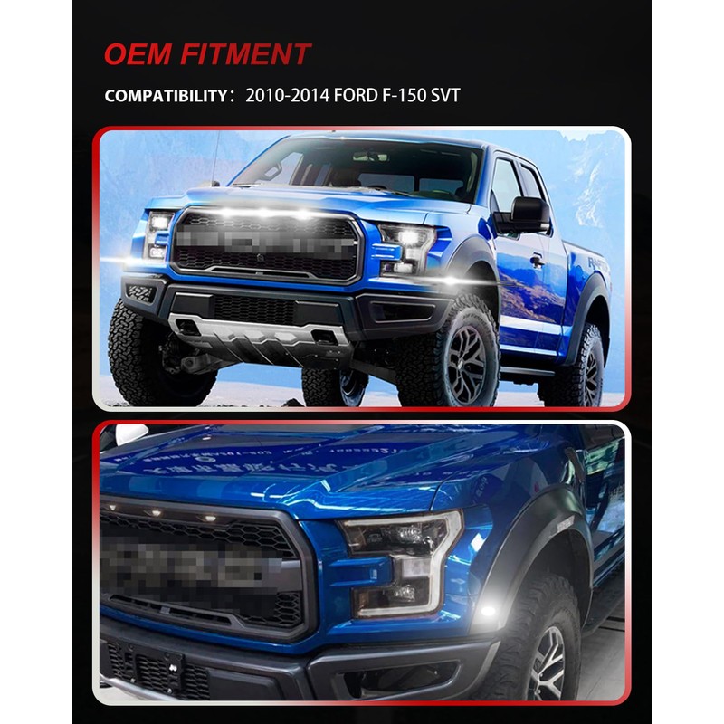 MODIPIM For Ford SVT Raptor 2010-2014 Replace OEM Sidemarker Lamp