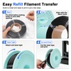 YXPOLYER Refill PLA Plus Filament Food Grade Black 1kg for