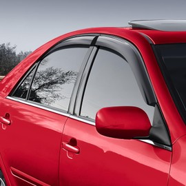 Voron Glass Extra Durable Rain Guards for Toyota Camry 2002-2006, Window Deflectors, Vent Window Visors, 4 Pieces - 100307