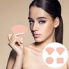 Healeved 12 Pcs Powder Puff Round Makeup Sponge Square Puff