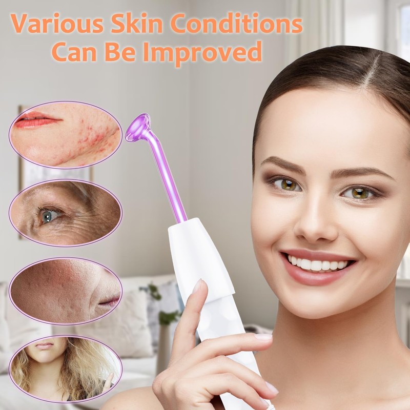 High Frequency Facial Wand - Uaike 4 in 1 Violet