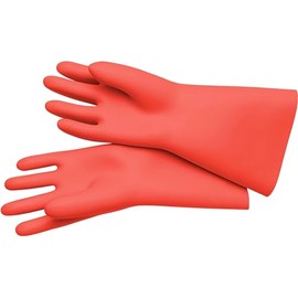 Knipex Elektriker-Handschuhe isoliert Größe 10 / Klasse 0 410 mm 98 65 41, 2 Stück (1er Pack), Rot