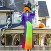 300cm Gigante Calabaza Sentada Inflables de Halloween para Exteriores