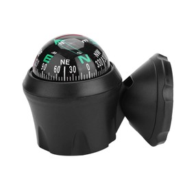 Ausla Boat Compass Portable Adjustable Navigation Bullet Compass with High Accuracy Easy to Read Night Vision Compass for Camping, Hiking, Travel and Adventure