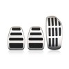 LFOTPP Compatible with Renaul-t Clio 5 / Captur 2 / Arkana/Kadjar/Koleos/Dacia Duster [Manual Transmission] Pedal Cover, Aluminium Alloy Non-Slip Accelerator Pedal Brake Pedal Caps