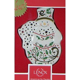 LENOX CHINA ORNAMENTS Joyous Tidings Pierced Snowman