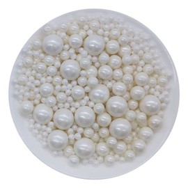 Sprinkles Perlas Blancas Mix Pulidas Ultrabrillantes Mix tamaños 120grs