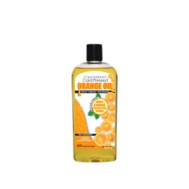 Cold Pressed Orange Oil Concentrate | 8-ounce Professional Grade All-Purpose Citrus Cleaner, Degreaser & Pet Odor Eliminator Blend | Dilutes to 4 Gallons of Finished Product | Home and Outdoor Use