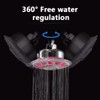 JINYOMFLY Rain Shower Head with LED, Rain Shower with LED