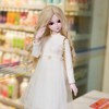 Proudoll 1/3 BJD Doll Complete Set - White Dress with
