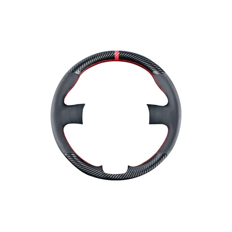 Carkooler DIY Stitching Carbon Fiber Steering Wheel Cover for Toyota