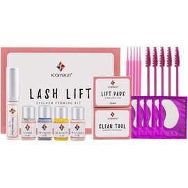 Daconovo LASHLIFT Kit de elevación de pestañas Kit para permanente de pestañas Exiones de pestañas rizadoras