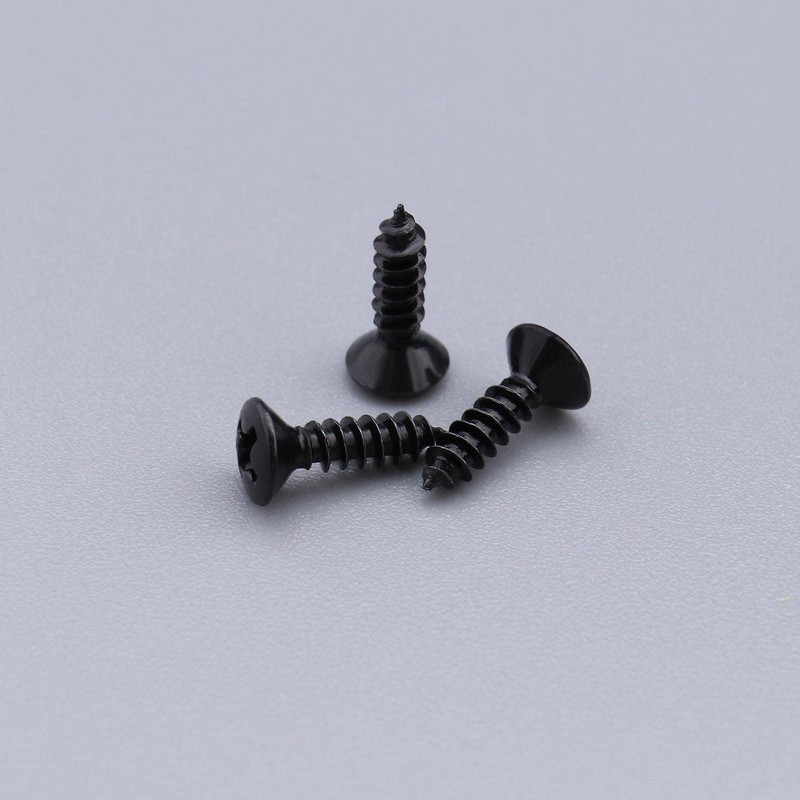 ECSiNG 50PCS Electric Guitar Pickguard Screws Electric Bass Scratchplate Mounting