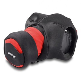 Miggo Grip and Wrap Strap for DSLR Cameras - Black/Red