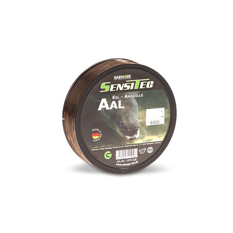 Sensitec Eel Diameter 0.30 mm/8,30kg/400 m New 2018 Monofilament Singer