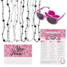 Fun Express Nashville Bachelorette Party Scavenger Hunt Activity Kit – 36 Pc.