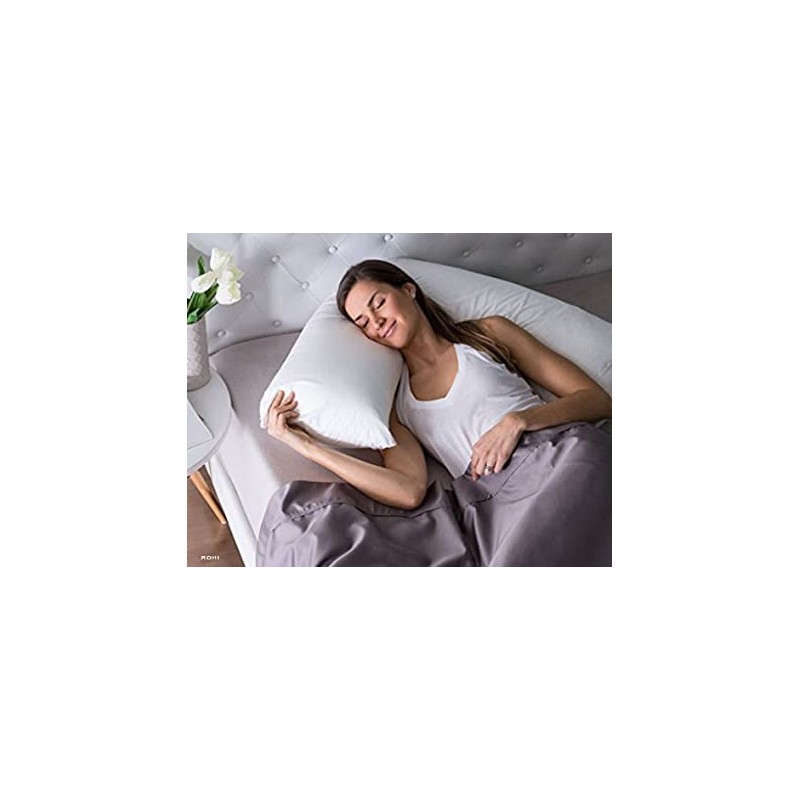 HOMES-LINEN Orthopaedic V-Shaped Pillow Extra Cushioning Support For Head, Neck
