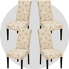 TOMMO Dining Room Chair Covers Set of 4, Stretch Removable