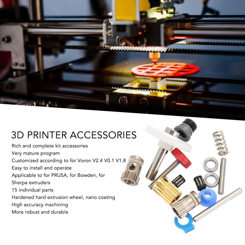 High Quality Extruder Dual Gear Kit 3D Printer Hardware Accessories