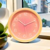 Topkey Silent Wall Clock Kitchen 10 Inch Minimalist Design Non-ticking