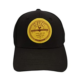 Sun Records Johnny Cash Cap Walk The Line - Mid-South Products Black