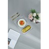 BEYLANG Clear Sturdy Acrylic Serving Tray with Handles-10x15Inch-Serving Coffee,Appetizer,Breakfast,Butler-Kitchen Countertop