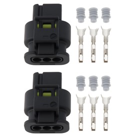 OTOTEC 2 Sets 3-Pin Repair Connector Kit Compatible with VW 3C0973203 3C0 973 203 PDC Plug