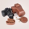MUZIRI KINOKOO Fuji XT5 Case, Retro PU Leather Camera Case