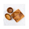 Emery Shokai Wooden Dinnerware Egg Plate Approx. Length 24.8 x
