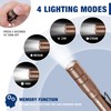 WORKPRO Rechargeable Pen Light, Mini Flashlight, 2 Pack Ultra-Compact EDC