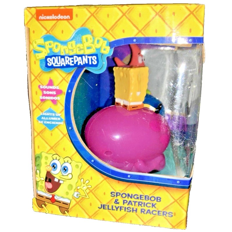 SpongeBob & Patrick Jellyfish Racers Duo Set: Push 'n Go
