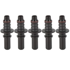 X AUTOHAUX 5pcs 9.49mm ID8 Car Fuel Line Hose Quick Release Male Connector