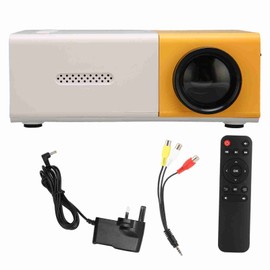 Mini Projector Smart HD 1080P HiFi Portable Movie Projector for USB HD Multimedia Interface Memory Card 100‑240V UK Plug
