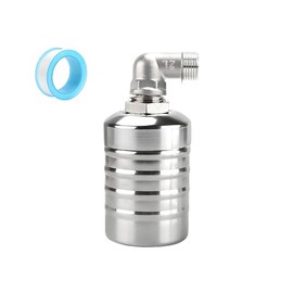 NCONCO Válvula Flotante de Control de Nivel de Agua Automática, Válvula Flotador para Tanque Controlador de Nivel de Agua Con Bola Flotante