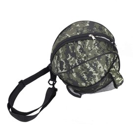 Alomejor Pelota Deportiva con Mochila Port Til Bolsa de Hombro Individual para Baloncesto Ftbol Voleibol Gran Capacidad de Espacio de Almacenamiento(Green)
