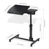 LANGRIA Laptop Rolling Cart Table Height Adjustable Mobile Laptop Stand