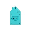 Karlsson Turquoise Blue Modern Cuckoo Alarm Clock