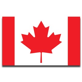 Magnet Me Up Canada Flag Car Magnet – 5x8 Inch Canadian Maple Leaf Decal for Vehicles, Trucks, SUVs, Fridge – UV-Printed, Weatherproof, Durable Vinyl, Made in USA, Outdoor & Indoor Use