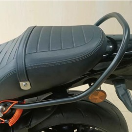 Midimttop Motorcycle Accessories Rear Armrest Passenger Rear Seat Handle Grab Bar Handgrip for Ka&wa&sa&ki Z900RS Z 900RS Z 900 RS 2018 2019 2020 2021 2022 2023 2024 2025(Black)