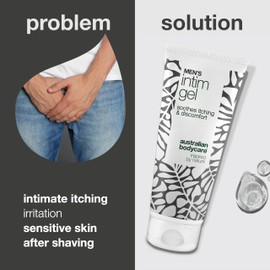 Australian Bodycare Men's Intimate Gel ?C Soothes Redness, Irritation & itching in The Groin. Specially Developed for Men with Sensitive Skin. Non-Greasy Formula
