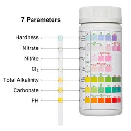 Sper Scientific 310003 Aquarium Test Strips (6 in 1) - 100 Testing Strips for Fresh Water & Salt Water Aquariums, Pools, Spas, Lab Grade, for Professional Or Home Use - 2 Pack