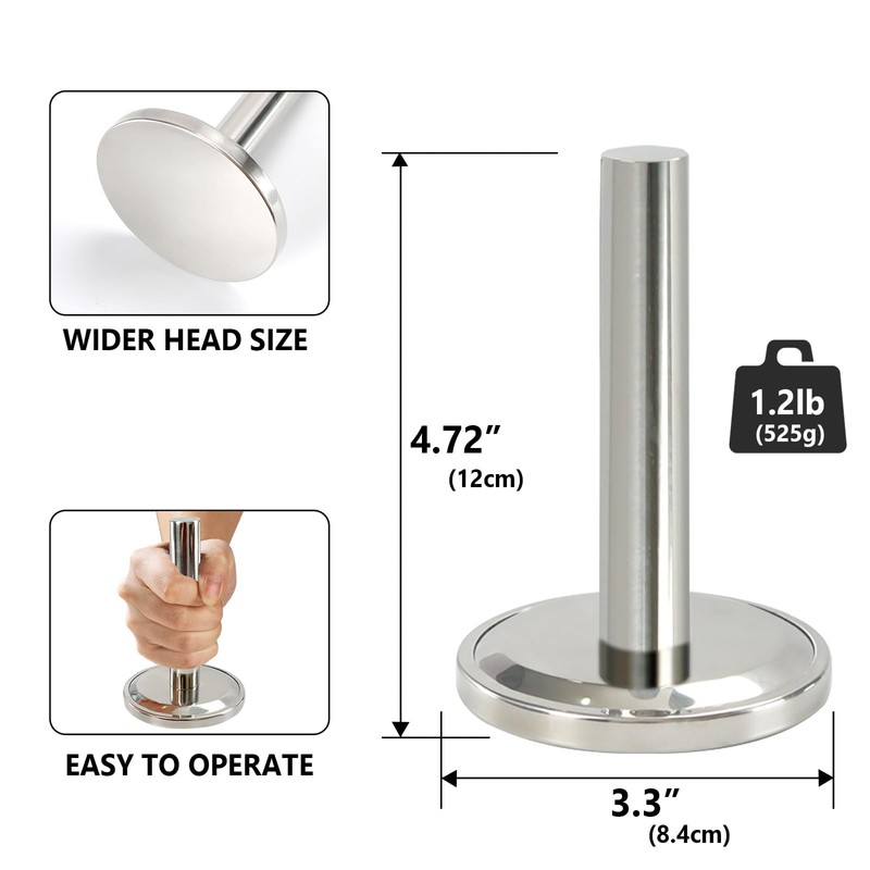 KAYCROWN Meat Tenderizer Hammer, Meat Pounder Flattener, Stainless Steel Kitchen